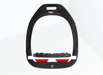 Flex-on Schrägsteigbügel Ultra Grip Green Composite in Grün Weiß Rot – Bild 1 von 1