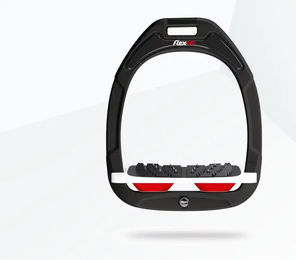 Flex-on Schrägsteigbügel Ultra Grip Green Composite in Grün Weiß Rot – Bild 1 von 1