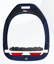 Flex-on Schrägsteigbügel Ultra Grip Green Composite in Marine Weiß Rot – Bild 1 von 1