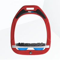 Produktbild von Flex-on Schrägsteigbügel Ultra Grip Green Composite in Rot Grau Blau