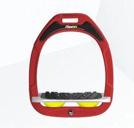 Flex-on Schrägsteigbügel Ultra Grip Green Composite in Rot Grau Gelb – Bild 1 von 1