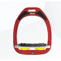 Produktbild von Flex-on Schrägsteigbügel Ultra Grip Green Composite in Rot Grau Gelb