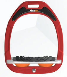 Flex-On Schrägsteigbügel Ultra Grip Green Composite in Rot Grau Orange – Bild 1 von 1