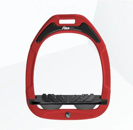 Flex-on Schrägsteigbügel Ultra Grip Green Composite in Rot Schwarz Anthrazit – Bild 1 von 1