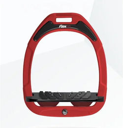 Flex-On Schrägsteigbügel Ultra Grip Green Composite in Rot Schwarz Bordeaux – Bild 1 von 1