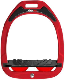 Flex-on Schrägsteigbügel Ultra Grip Green Composite in Rot/Schwarz/Rot – Bild 1 von 1