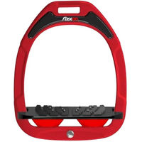 Produktbild von Flex-on Schrägsteigbügel Ultra Grip Green Composite in Rot/Schwarz/Rot