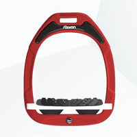 Produktbild von Flex-on Schrägsteigbügel Ultra Grip Green Composite in Rot Weiß Schwarz