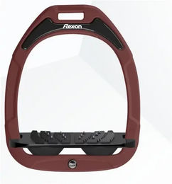 Flex-On Schrägsteigbügel Ultra Grip Green Composite in Schwarz/Bordeaux – Bild 1 von 1