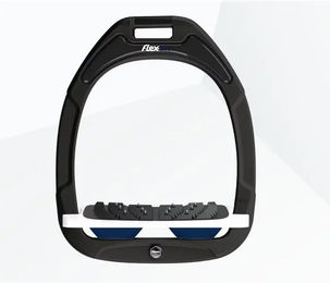 Flex-on Schrägsteigbügel Ultra Grip Green Composite in Schwarz Weiß Marine – Bild 1 von 1