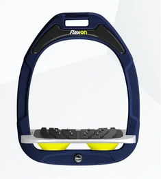 Flex-on Schrägsteigbügel Ultra Grip Green Composite Marine Grau Gelb – Bild 1 von 1