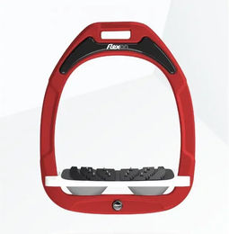 Flex-On Schrägsteigbügel Ultra Grip Green Composite Rot Weiß Grau – Bild 1 von 1