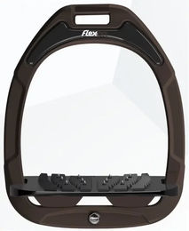 Flex-on Schrägsteigbügel Ultra Grip Green Composite Schwarz Grau Braun – Bild 1 von 1