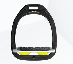 Flex-on Schrägsteigbügel Ultra Grip Green Composite Schwarz Grau Yellow – Bild 1 von 1