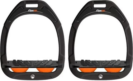 Flex-on Schrägsteigbügel Ultra Grip Green Composite Schwarz Orange – Bild 1 von 1