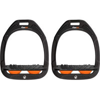Produktbild von Flex-on Schrägsteigbügel Ultra Grip Green Composite Schwarz Orange