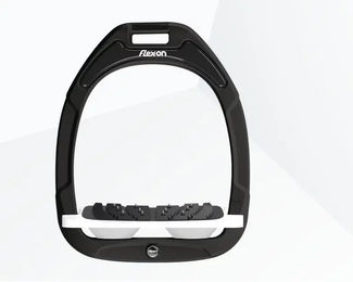 Flex-on Schrägsteigbügel Ultra Grip Green Composite Schwarz Weiß – Bild 1 von 1