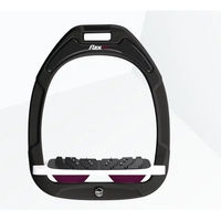 Produktbild von Flex-on Schrägsteigbügel Ultra Grip Green Composite Schwarz Weiß Pflaume
