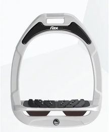 Flex-on Schrägsteigbügel Ultra Grip Green Composite Weiß Grau Braun – Bild 1 von 1