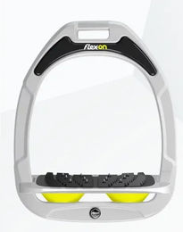Flex-on Schrägsteigbügel Ultra Grip Green Composite Weiß Grau Gelb – Bild 1 von 1