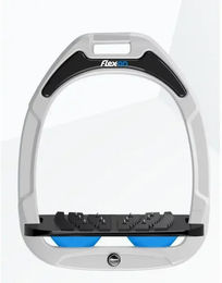 Flex-on Schrägsteigbügel Ultra Grip Green Composite Weiß Schwarz Blau – Bild 1 von 1