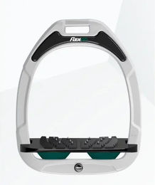 Flex-on Schrägsteigbügel Ultra Grip Green Composite Weiß Schwarz Grün – Bild 1 von 1