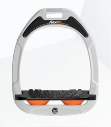 Flex-on Schrägsteigbügel Ultra Grip Green Composite Weiß Schwarz Orange – Bild 1 von 1