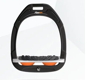 Flex-On Schrägsteigbügel Ultra Grip in Grün Grau Orange aus Composite – Bild 1 von 1
