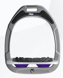 Flex-on Schrägsteiger Ultra Grip Green Composite Aluminium Grau Violett – Bild 1 von 1