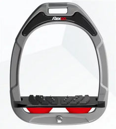 Flex-On Schrägstützen Grip aus Aluminium in Schwarz/Rot mit Green Composite – Bild 1 von 1