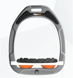 Flex-On Schrägstützen Grip aus Aluminium in Weiß und Orange aus Green Composite – Bild 1 von 1