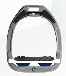 Flex-On Schrägstützen Grip aus Aluminium und Green Composite in Weiß/Marine – Bild 1 von 1