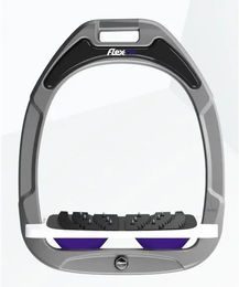 Flex-On Schrägstützen Ultra Grip aus Aluminium und Green Composite in Weiß/Violett – Bild 1 von 1