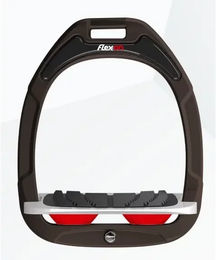 Flex-On Schrägtrittstühle aus Green Composite in Braun Grau Rot – Bild 1 von 1