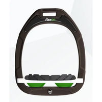Produktbild von Flex-On Schräg Steigbügel Green Composite aus Kunststoff in Braun Weiß Grün
