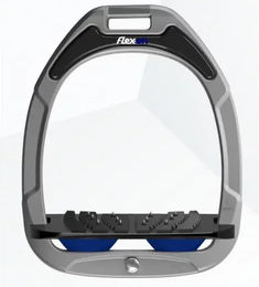 Flex-On Schrägsteigbügel Grip aus Aluminium und Green Composite in Schwarz und Marine – Bild 1 von 1