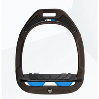 Produktbild von Flex-On Senkrechte Steigbügel Green Composite mit Grip in Braun Schwarz Blau
