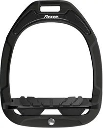 Flex-On Senkrechte Steigbügel Green Composite mit Grip in Schwarz/Schwarz/Weiß – Bild 1 von 1