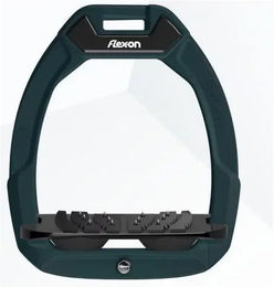 Flex-On Sicherheits-Reitsteigbügel Flat Ultra Grip Grün Schwarz Safe-On – Bild 1 von 1