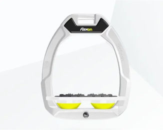 Flex-On Sicherheits-Steigbügel Flat Ultra Grip Weiß/Weiß/Gelb Safe-On – Bild 1 von 1