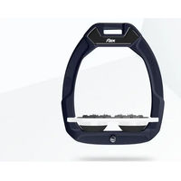 Produktbild von Flex-On Sicherheits-Steigbügel Plat Ultra Grip für Pferde in Braun Weiß oder Schwarz mit Safe-On Funktion