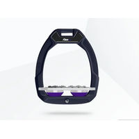 Produktbild von Flex-On Sicherheitsreitersteigbügel Flat Ultra Grip Safe-On Grün Grau Violett