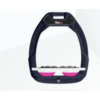 Produktbild von Flex-On Sicherheitsreitersteigbügel Plat Ultra Grip Safe-On in Blau Weiß Rosa