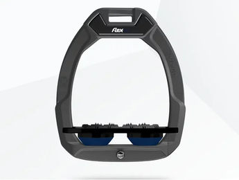 Flex-On Sicherheitsreitsteigbügel Flat Ultra Grip Safe-On Anthrazit Schwarz Marine – Bild 1 von 1