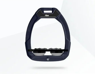 Flex-On Sicherheitsreitsteigbügel Plat Ultra Grip Rot Schwarz Grau Safe-On – Bild 1 von 1
