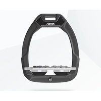 Produktbild von Flex-On Sicherheitsreitsteigbügel Plat Ultra Grip Safe-On Anthrazit Grau Schwarz