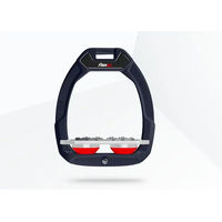 Produktbild von Flex-On Sicherheitsreitsteigbügel Plat Ultra Grip Safe-On in Grün/Grau/Rot