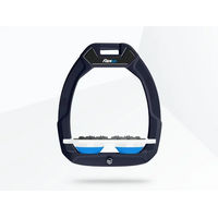 Produktbild von Flex-On Sicherheitsreitsteigbügel Plat Ultra Grip Safe-On in Grün Weiß Blau