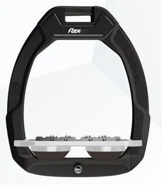 Flex-On Sicherheitssteigbügel Flach Ultra Grip Safe-On Schwarz Grau Braun – Bild 1 von 1