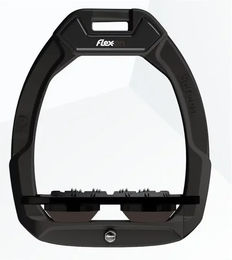 Flex-On Sicherheitssteigbügel Flach Ultra Grip Schwarz Braun Safe-On – Bild 1 von 1
